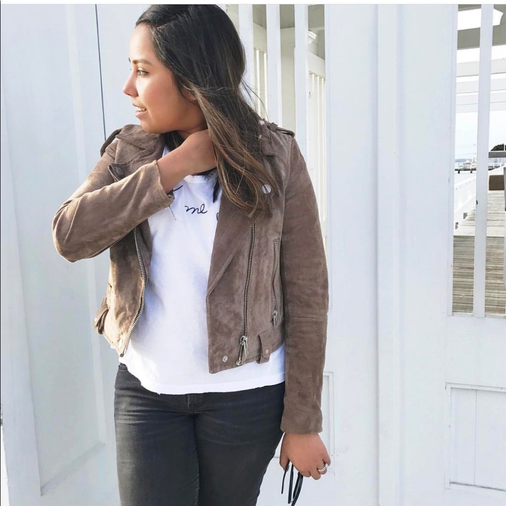 Blank NYC suede jacket